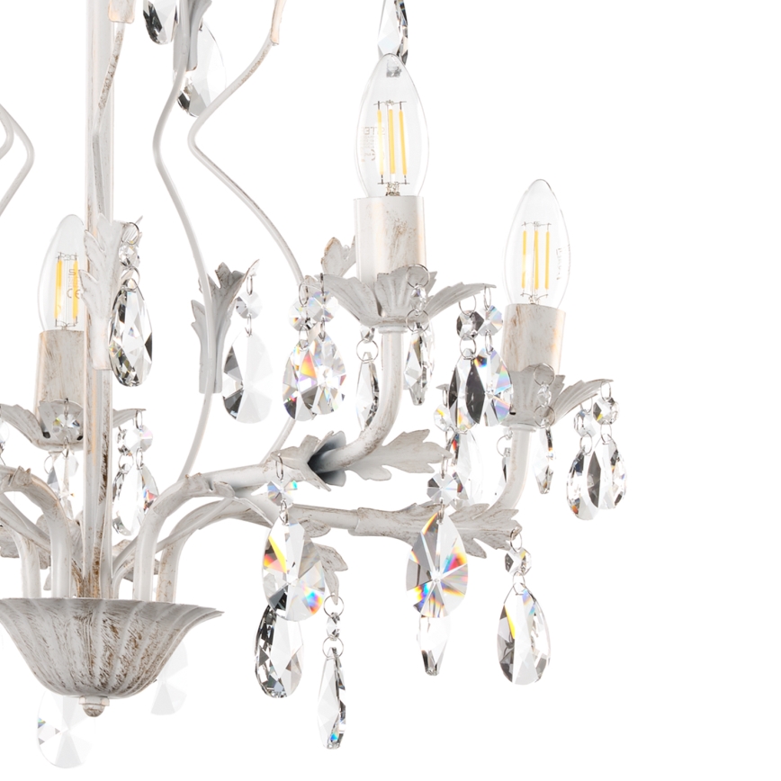 ONLI - Chandelier on a chain TERESA 5xE14/6W/230V white