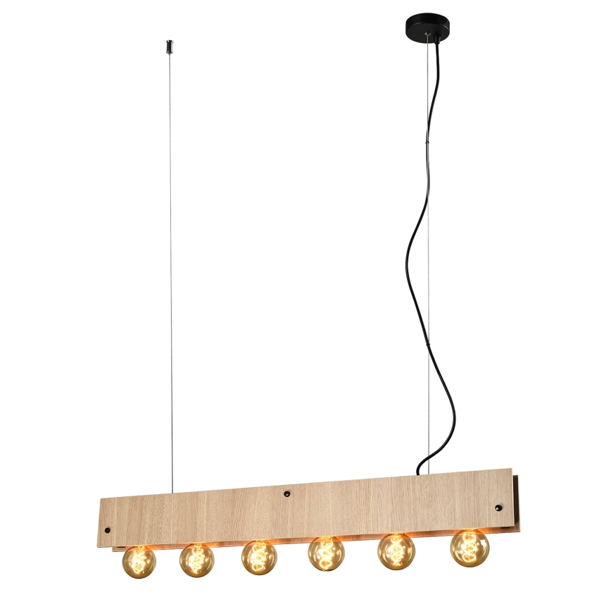 ONLI - Chandelier on a string ARGO 6xE27/22W/230V beige