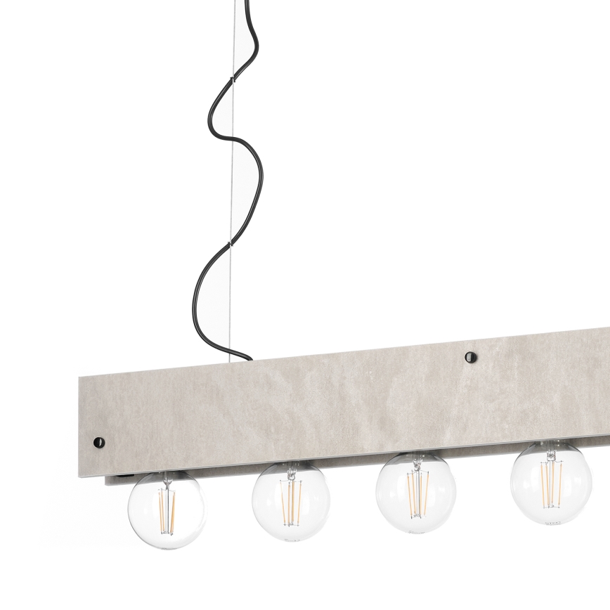 ONLI - Chandelier on a string ARGO 6xE27/22W/230V grey