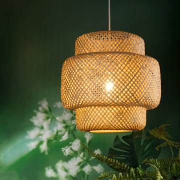 ONLI - Chandelier on a string BAMBOO 1xE27/22W/230V bamboo