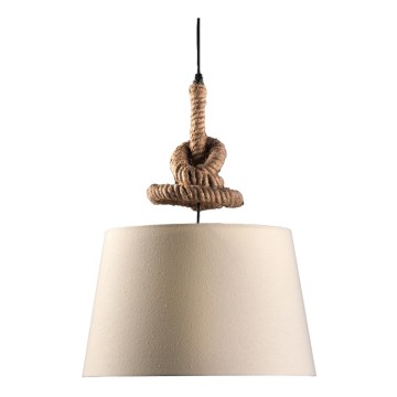 ONLI - Chandelier on a string CORDA 1xE27/22W/230V beige
