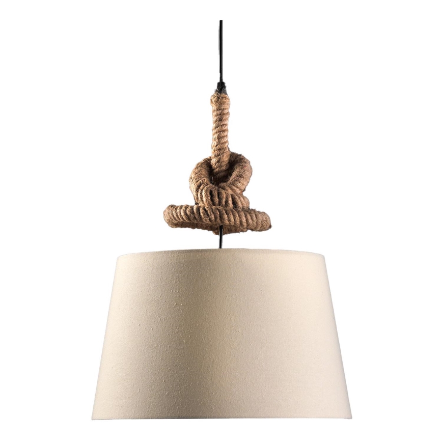 ONLI - Chandelier on a string CORDA 1xE27/22W/230V beige