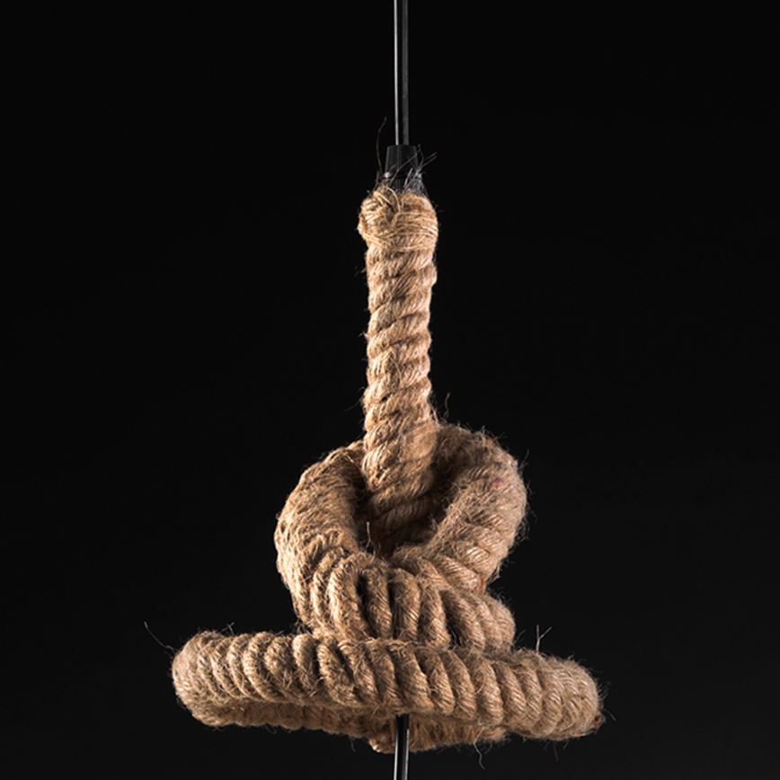 ONLI - Chandelier on a string CORDA 1xE27/22W/230V beige