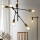 ONLI - Chandelier on a string CROSS 6xE27/22W/230V black/brass