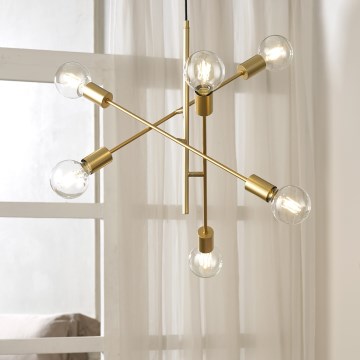ONLI - Chandelier on a string CROSS 6xE27/22W/230V