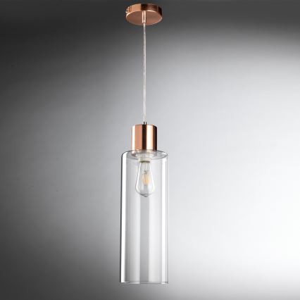 ONLI - Chandelier on a string DODO 1xE27/22W/230V copper