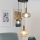 ONLI - Chandelier on a string DOROTY 1xE27/22W/230V blue/gold