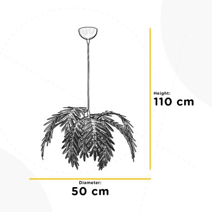 ONLI - Chandelier on a string DUBAI 1xE27/22W/320V bronze