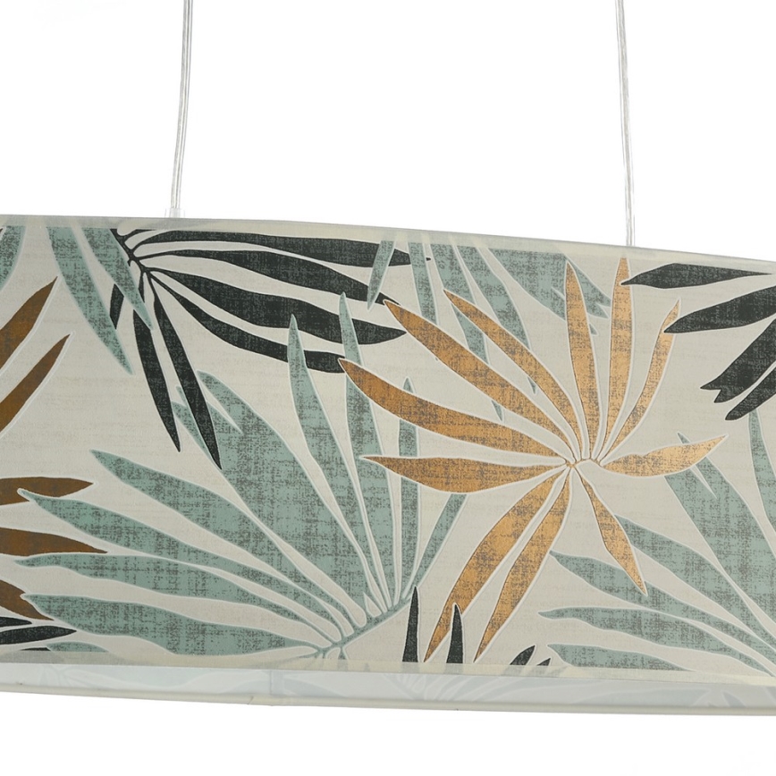 ONLI - Chandelier on a string FLORA 2xE27/22W/230V green/gold