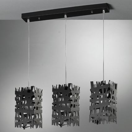 ONLI - Chandelier on a string FORESTA 3xE27/15W/230V black