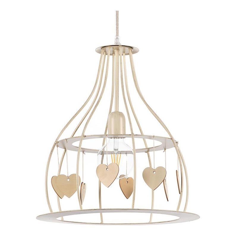 ONLI - Chandelier on a string LEONILDE 1xE27/15W/230V beige