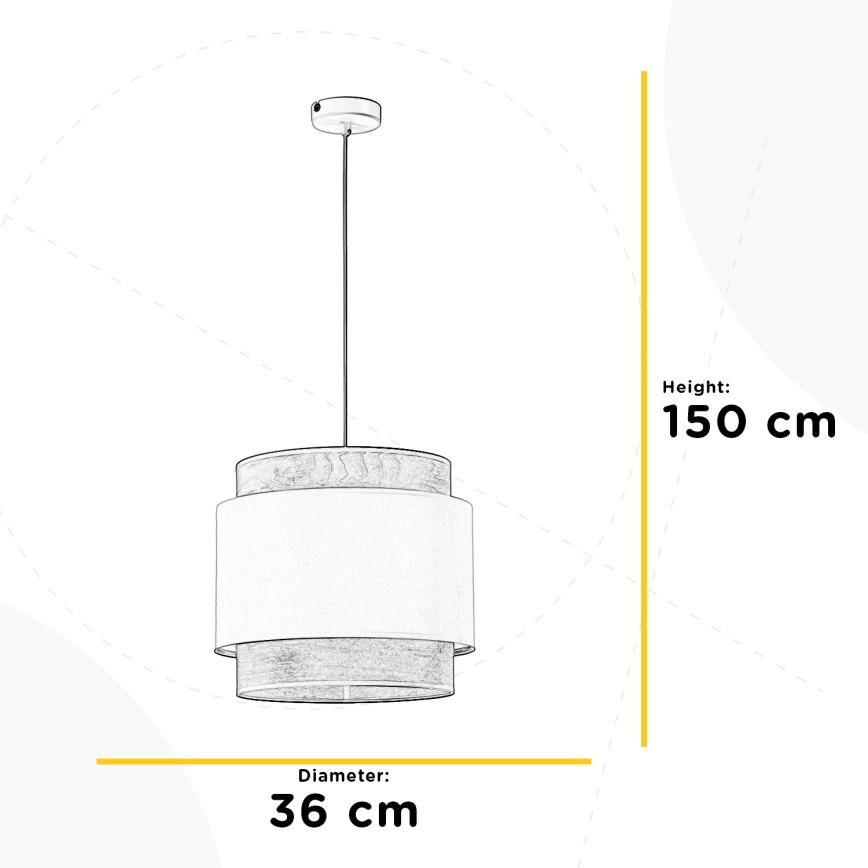 ONLI - Chandelier on a string LICIA 1xE27/22W/230V
