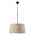 ONLI - Chandelier on a string MAIDA 1xE27/15W/230V d. 50 cm brown