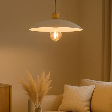 ONLI - Chandelier on a string OHANA 1xE27/22W/230V oak