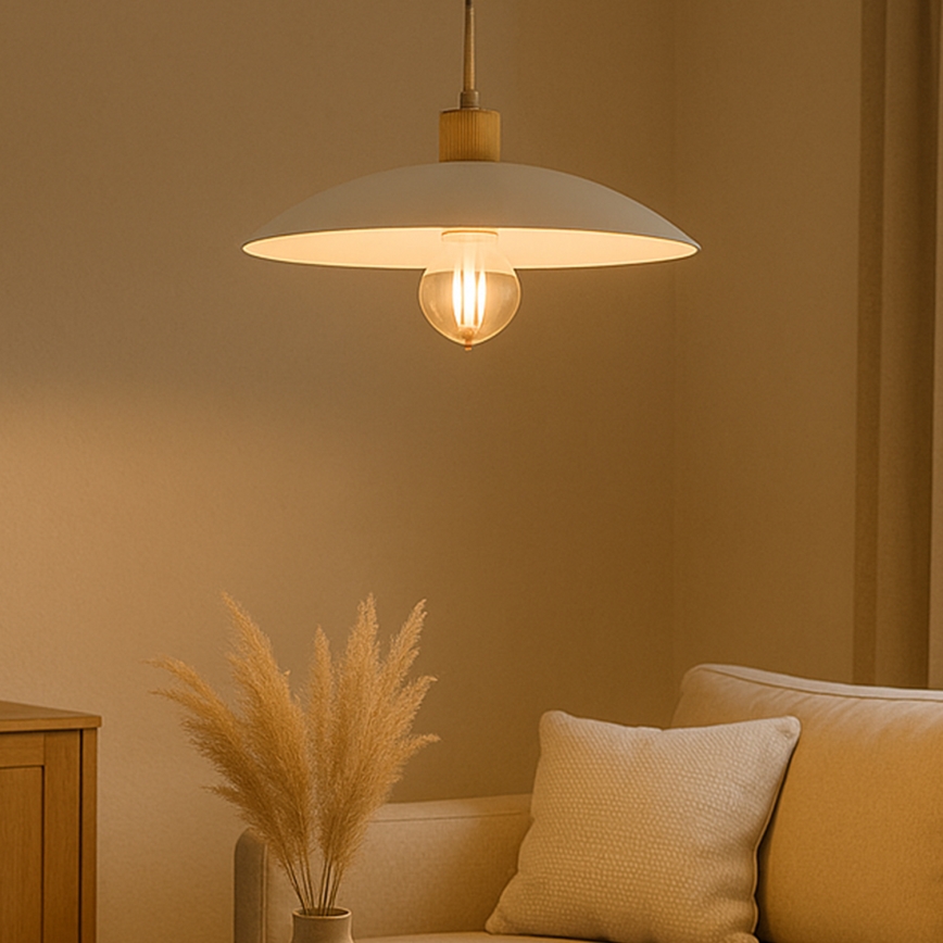 ONLI - Chandelier on a string OHANA 1xE27/22W/230V oak