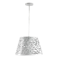 ONLI - Chandelier on a string RICKY 1xE27/15W/230V d. 40 cm white