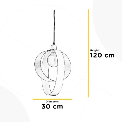 ONLI - Chandelier on a string SERENA 1xE27/22W/230V white