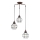 ONLI - Chandelier on a string SPIDER 3xE27/15W/230V black/brown