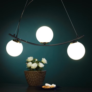 ONLI - Chandelier on a string TRIO 3xE14/6W/230V black
