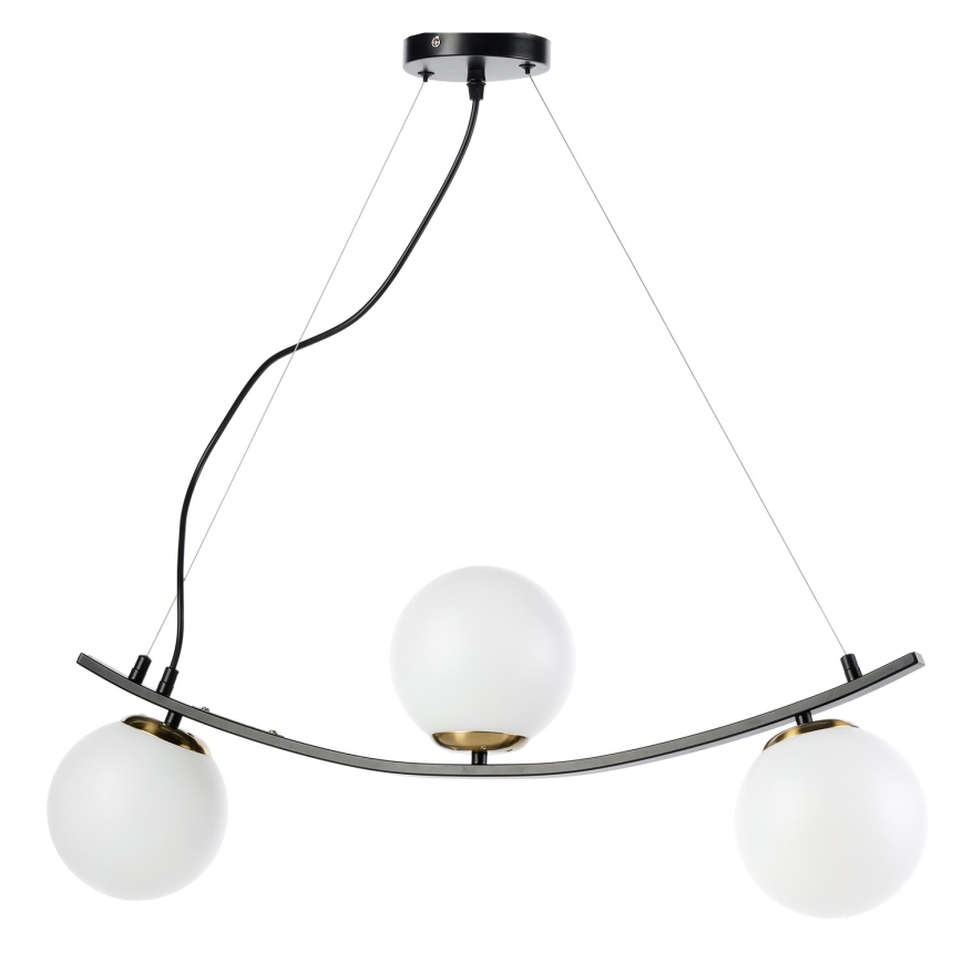 ONLI - Chandelier on a string TRIO 3xE14/6W/230V black