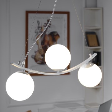 ONLI - Chandelier on a string TRIO 3xE14/6W/230V white