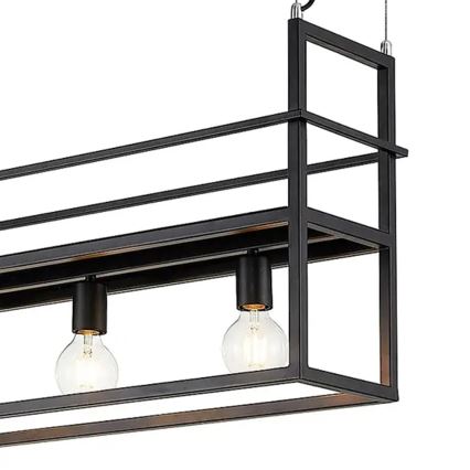 ONLI - Chandelier on a string with shelf JEFFER 4xE27/22W/230V black
