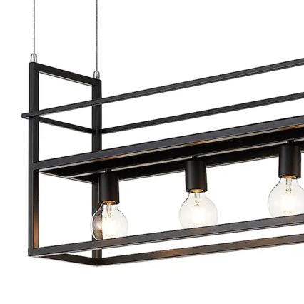 ONLI - Chandelier on a string with shelf JEFFER 4xE27/22W/230V black