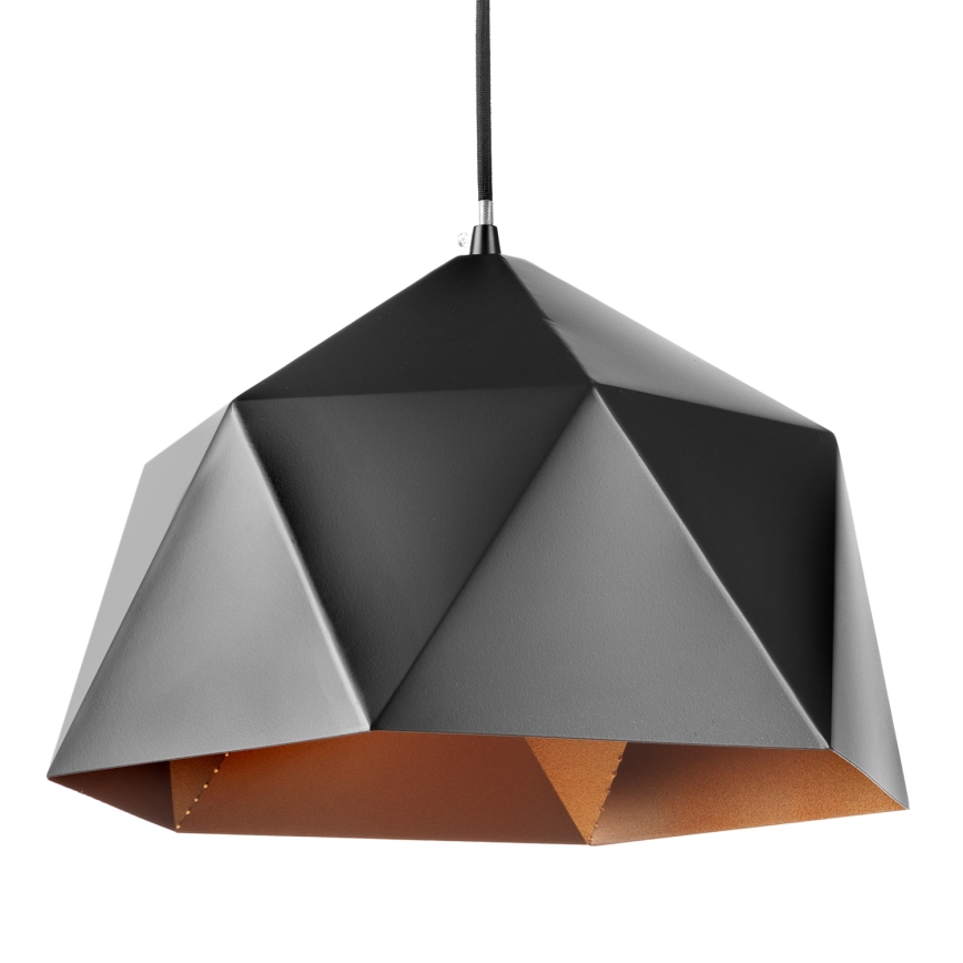 ONLI - Chandelier on a string YONG 1xE27/22W/230V black d. 38 cm