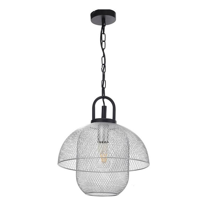 ONLI - Chandelier on a string ZAIR 1xE27/22W/230V black/silver