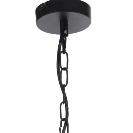 ONLI - Chandelier on a string ZAIR 1xE27/22W/230V black/silver