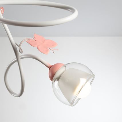 ONLI - Children's chandelier BUTTERFLY 3xE14/6W/230V