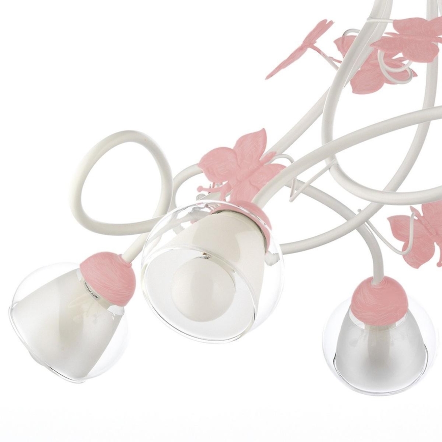 ONLI - Children's chandelier BUTTERFLY 5xE14/6W/230V