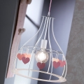 ONLI - Children's chandelier TITTA 1xE27/22W/230V pink