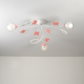ONLI - Children's surface-mounted chandelier BUTTERFLY 3xE14/6W/230V