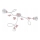 ONLI - Children's surface-mounted chandelier BUTTERFLY 3xE14/6W/230V