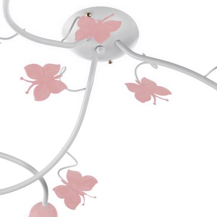 ONLI - Children's surface-mounted chandelier BUTTERFLY 3xE14/6W/230V