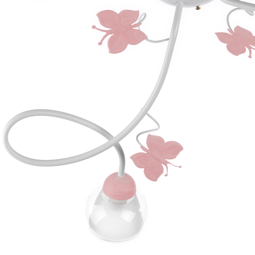 ONLI - Children's surface-mounted chandelier BUTTERFLY 3xE14/6W/230V