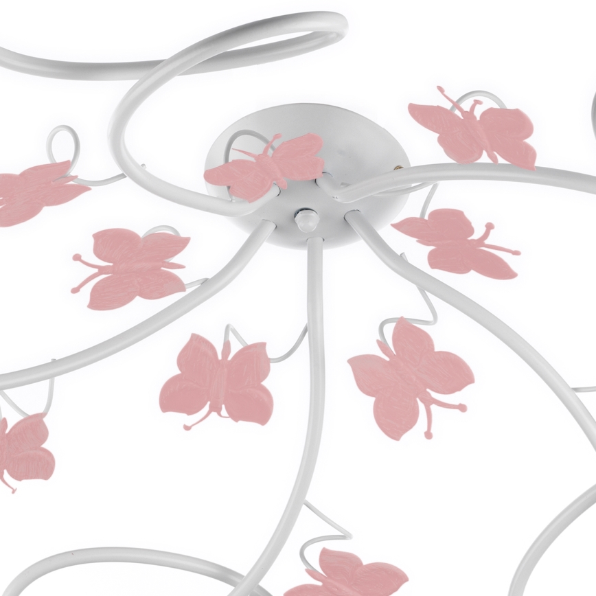 ONLI - Children's surface-mounted chandelier BUTTERFLY 5xE14/6W/230V