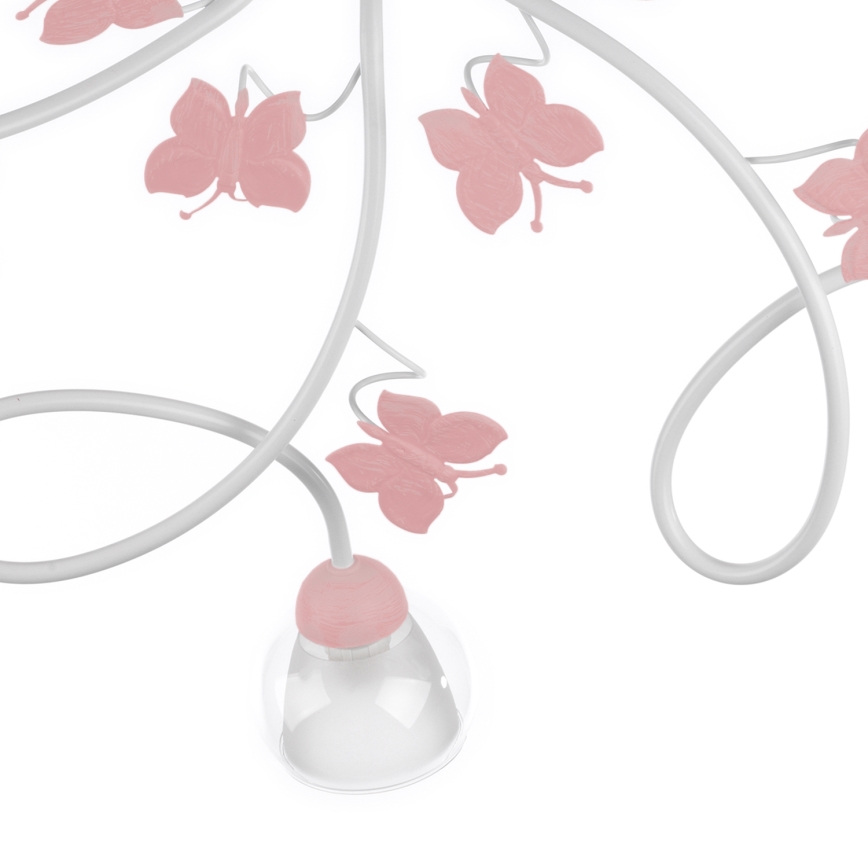 ONLI - Children's surface-mounted chandelier BUTTERFLY 5xE14/6W/230V