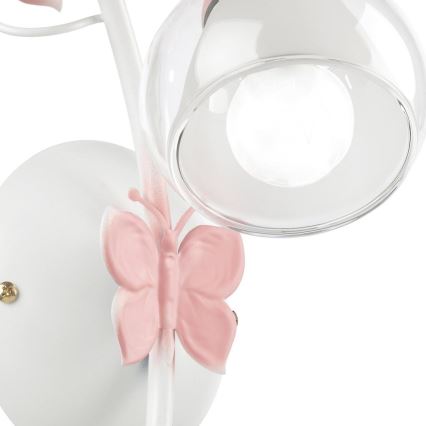 ONLI - Children's wall light BUTTERFLY 1xE14/6W/230V