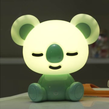 ONLI - Dimmable LED Kids' Night Light PUPPIES LED/3W/230V 20 cm Koala/Green
