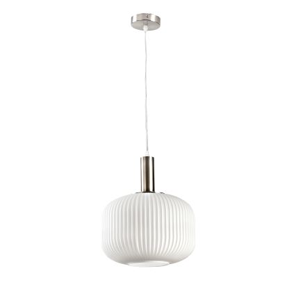ONLI - DOROTY Pendant Light on Cable 1xE27/15W/230V White/Glossy Chrome