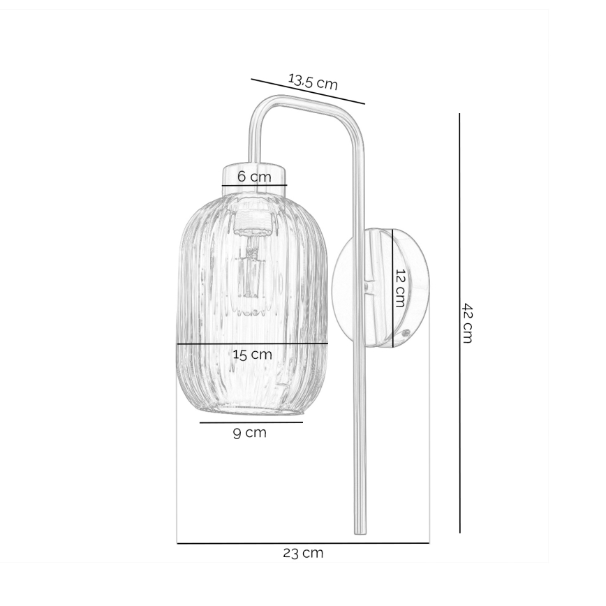 ONLI - DOROTY Wall Lamp 1xE27/15W/230V, Brass