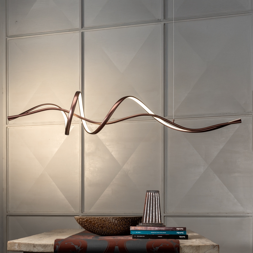 ONLI - KELLY LED Cable Pendant Light LED/28W/230V Copper