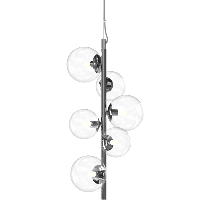 ONLI - KIMBERLY cable-hung chandelier 6×G9/6W/230V polished chrome