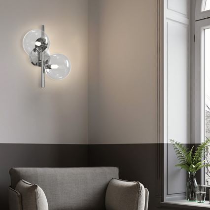 ONLI - KIMBERLY Wall Light 2xG9/6W/230V Polished Chrome