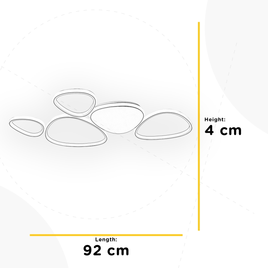 ONLI - LED Ceiling light ROMEO LED/48W/230V 4000K white