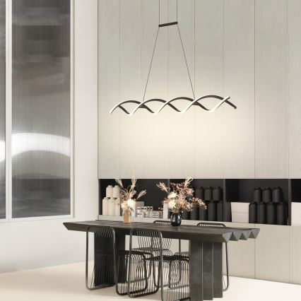 ONLI - LED Chandelier on a string DNA LED/24W/230V 4000K silver