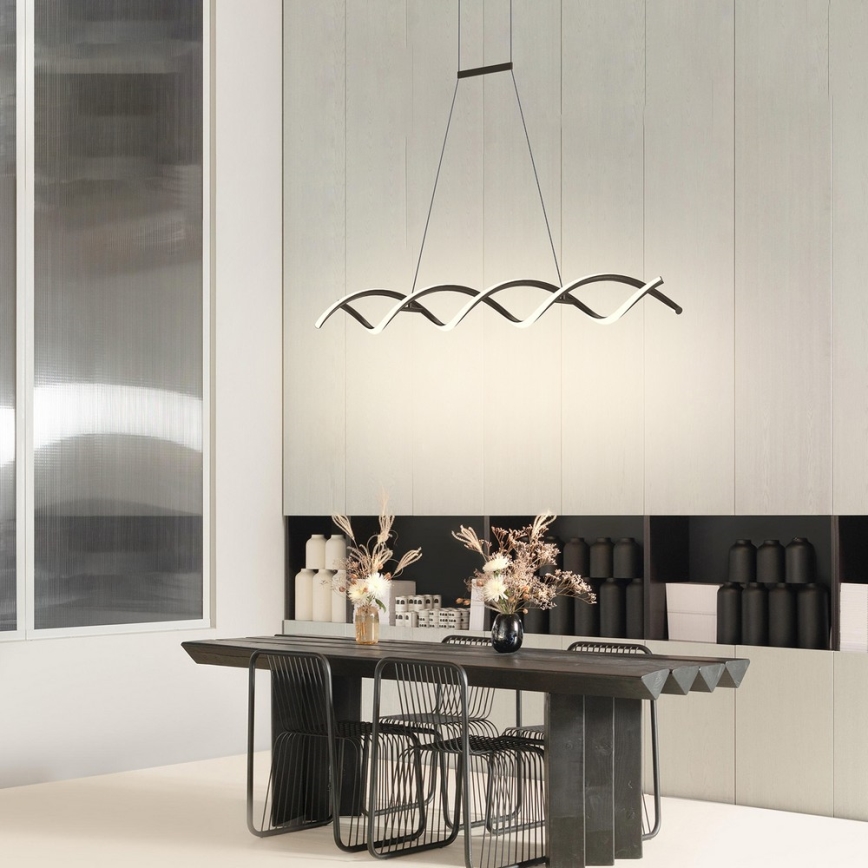 ONLI - LED Chandelier on a string DNA LED/24W/230V 4000K silver