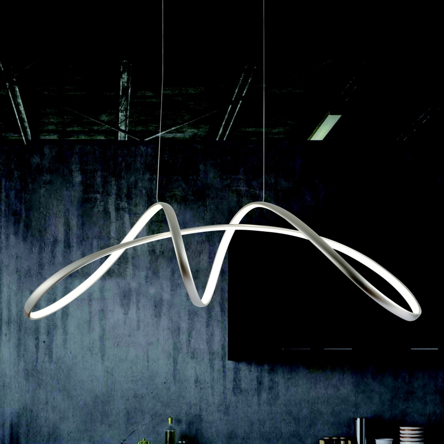 ONLI - LED Chandelier on a string INFINITY LED/50W/230V 4500K matte chrome